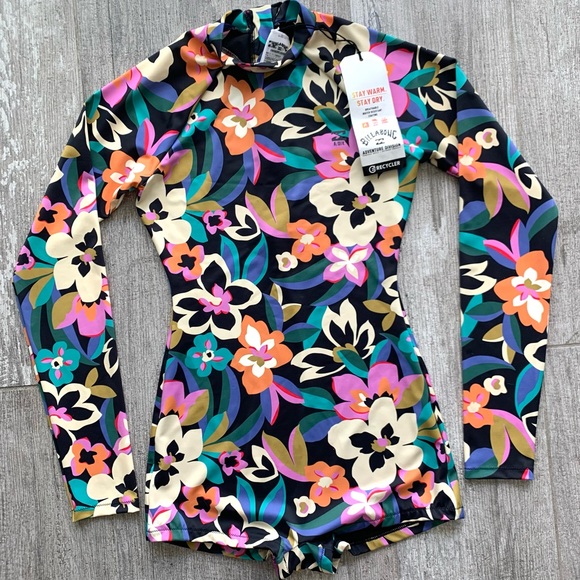 Billabong Other - 🔥🔥BILLABONG - A/DIV AVALON LONG SLEEVE ONE PIECE🔥🔥
